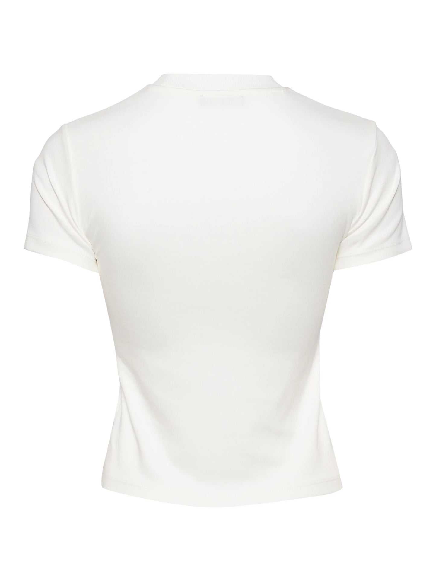 Crew Neck Cotton Blend T-shirt