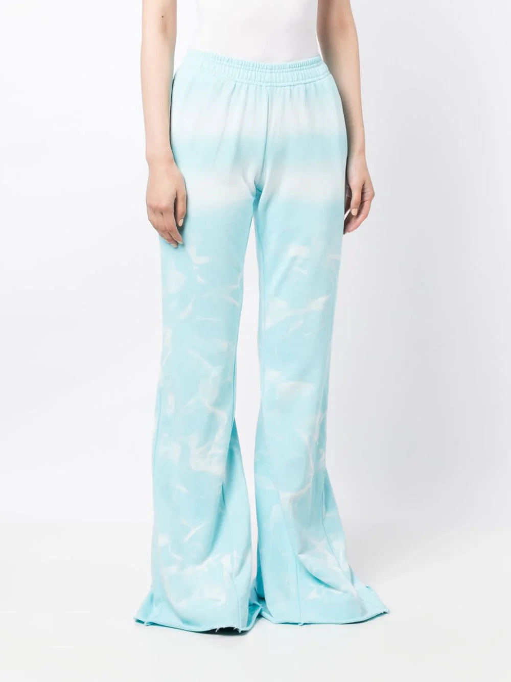 Tie-dye Print Cotton Trousers