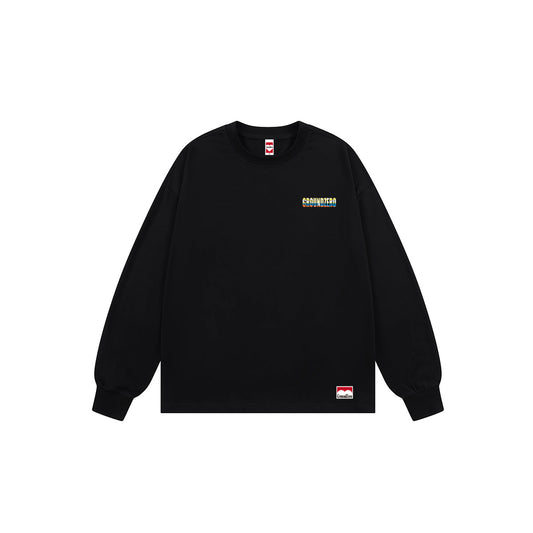 Crew Neck Logo Long Sleeve T-shirt