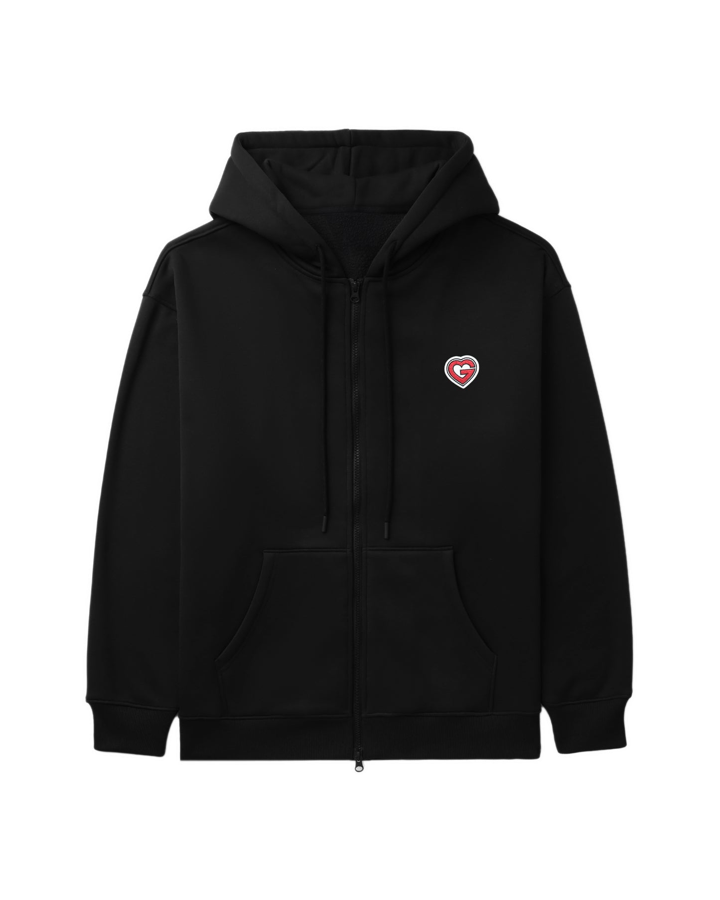 G-heart Patch Zip-up Jacket