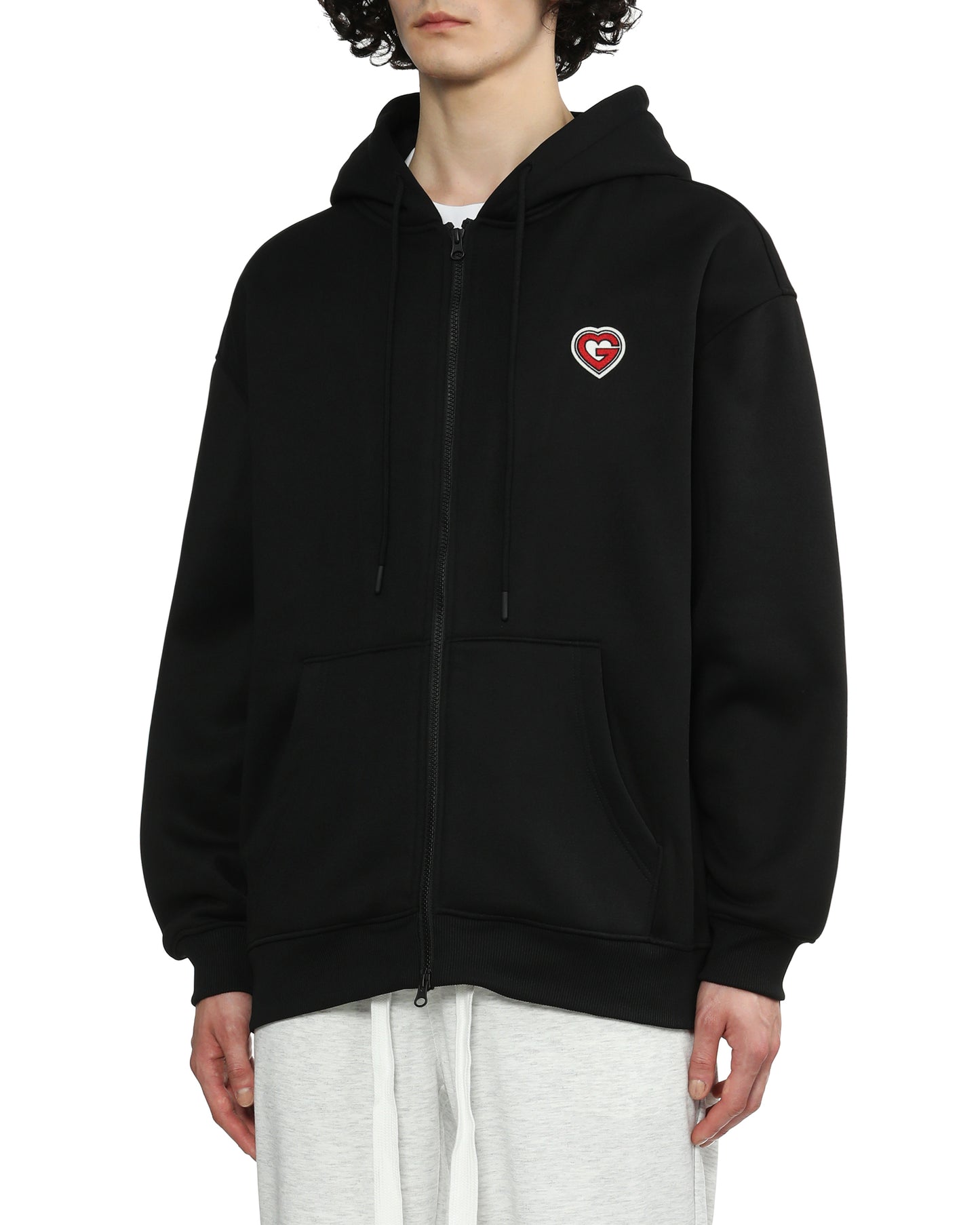 G-heart Patch Zip-up Jacket