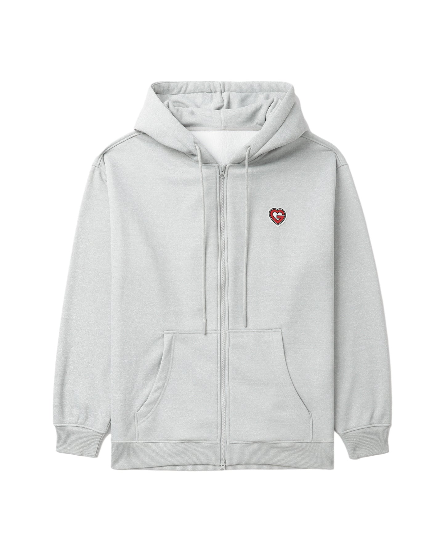 G-heart Patch Zip-up Jacket