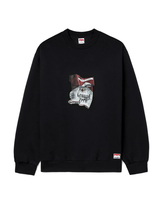 Crew Neck Print Sweatshirt