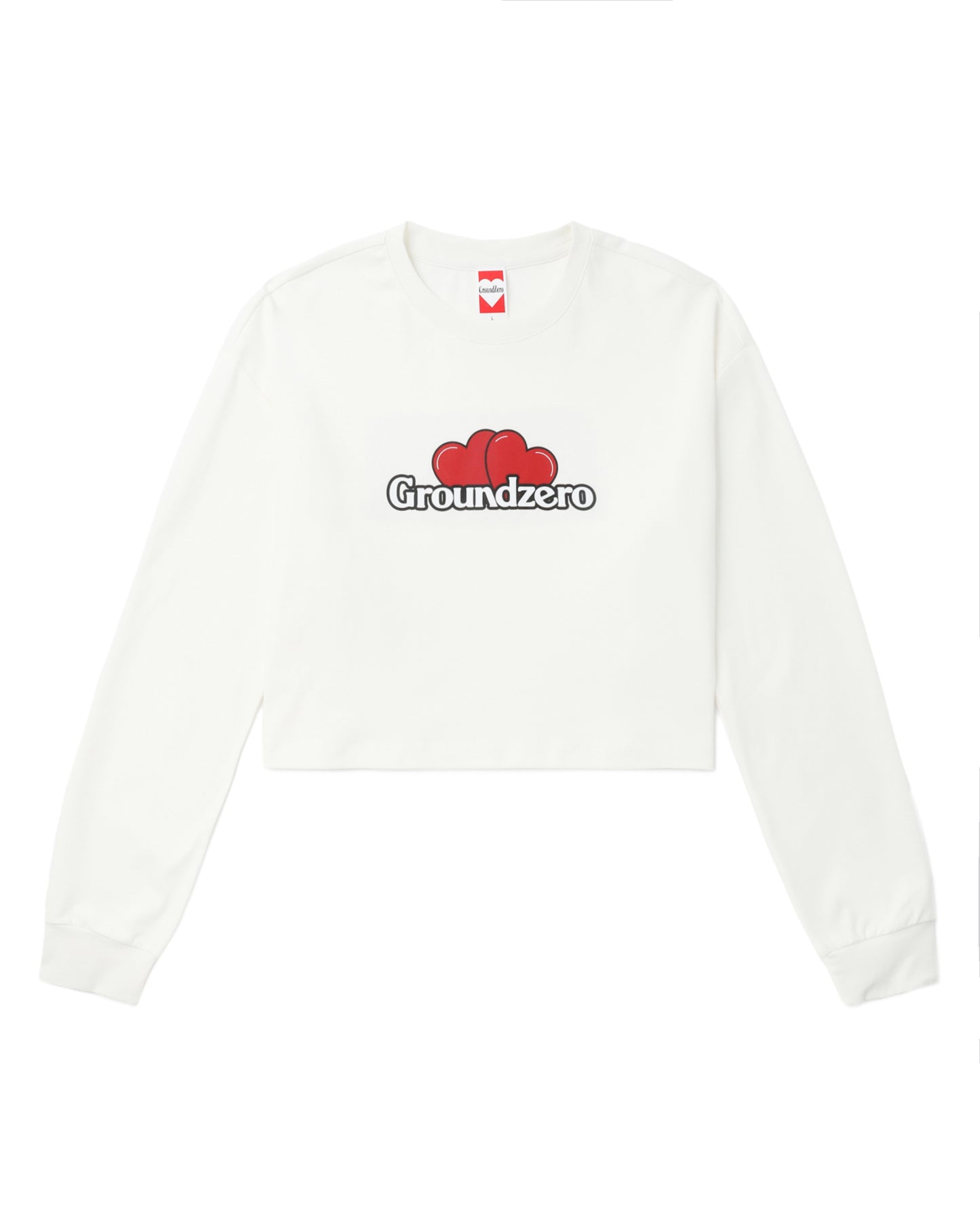 Cropped Logo-Print Sweatshirt