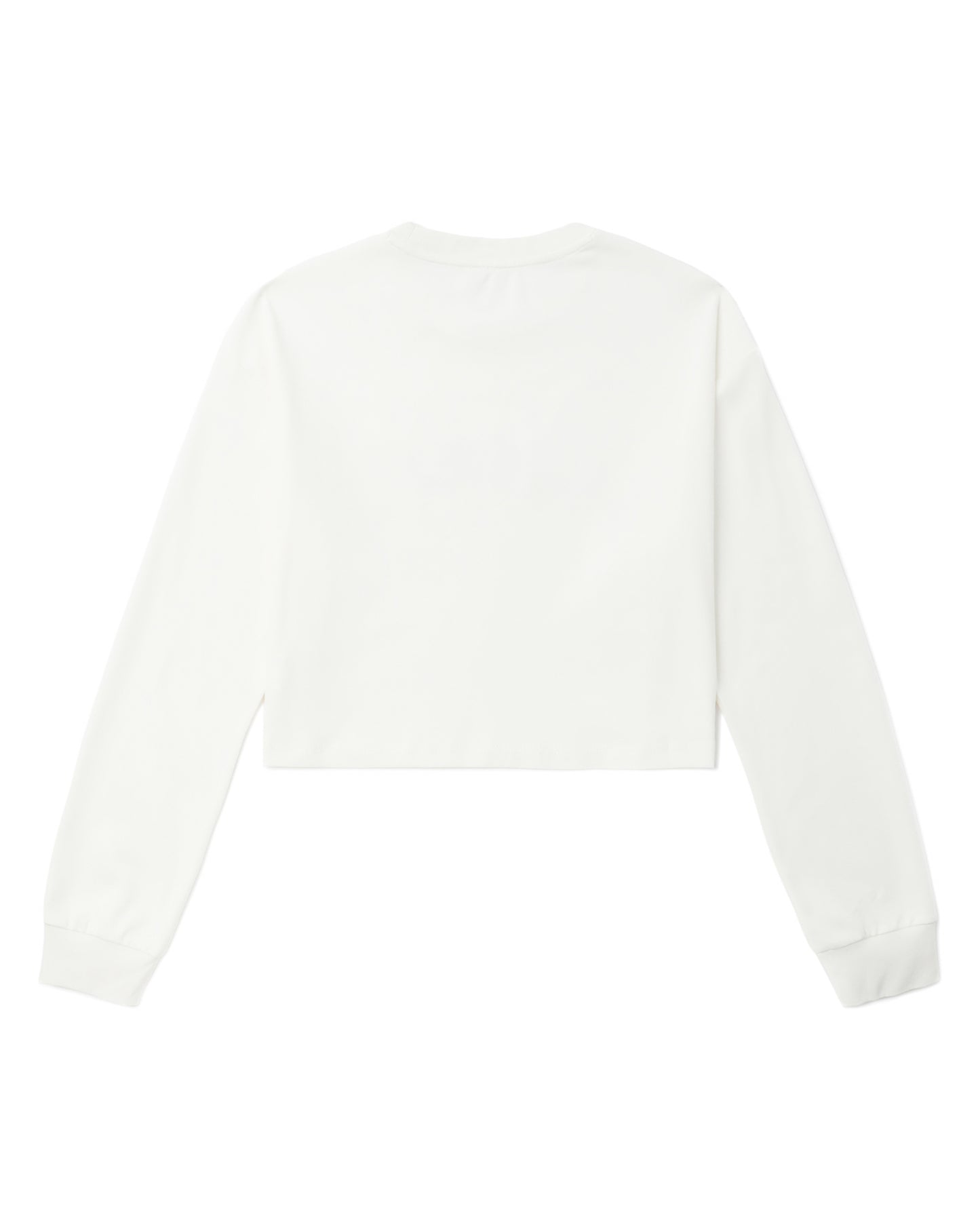 Cropped Logo-Print Sweatshirt