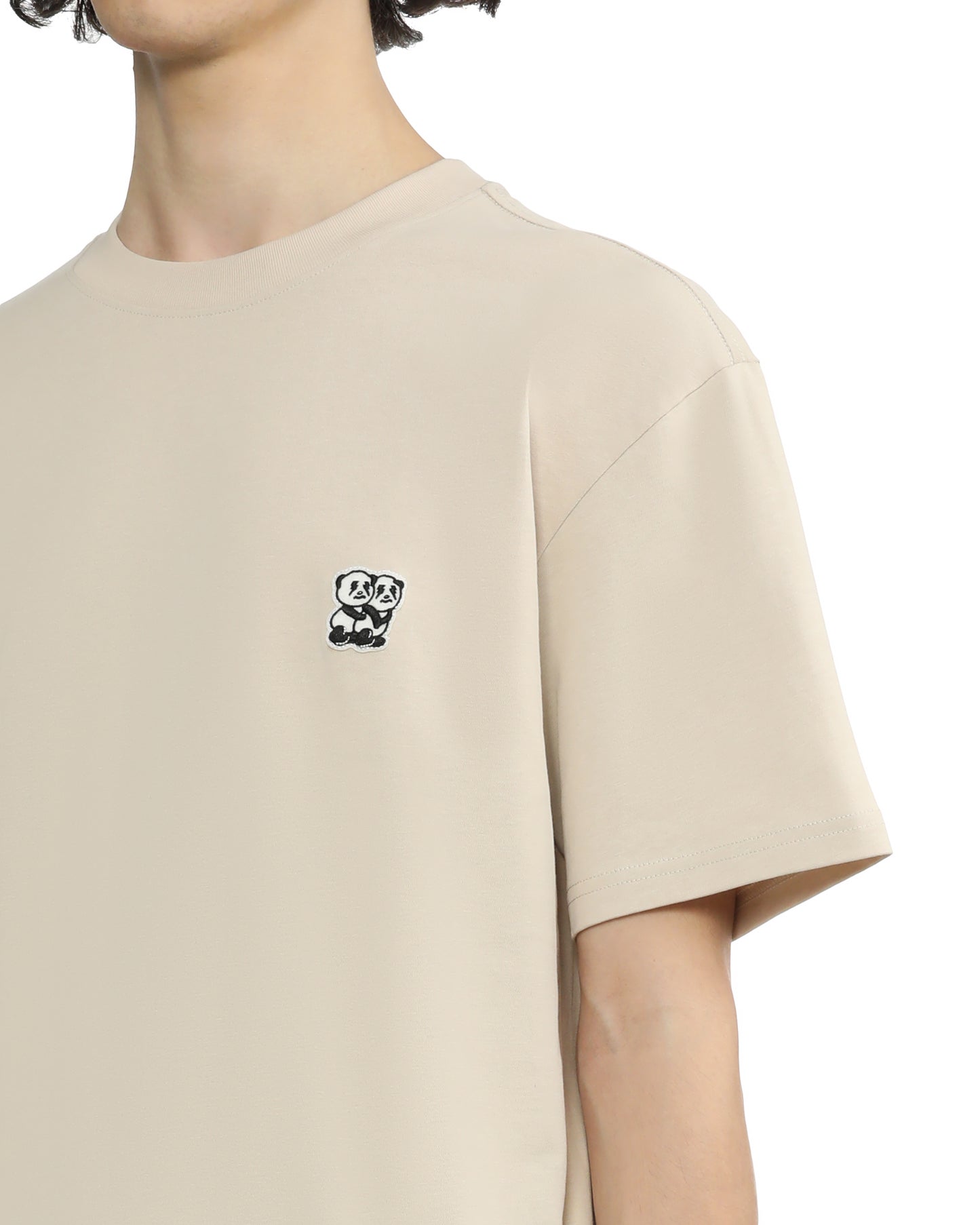 Crew Neck Patch T-shirt