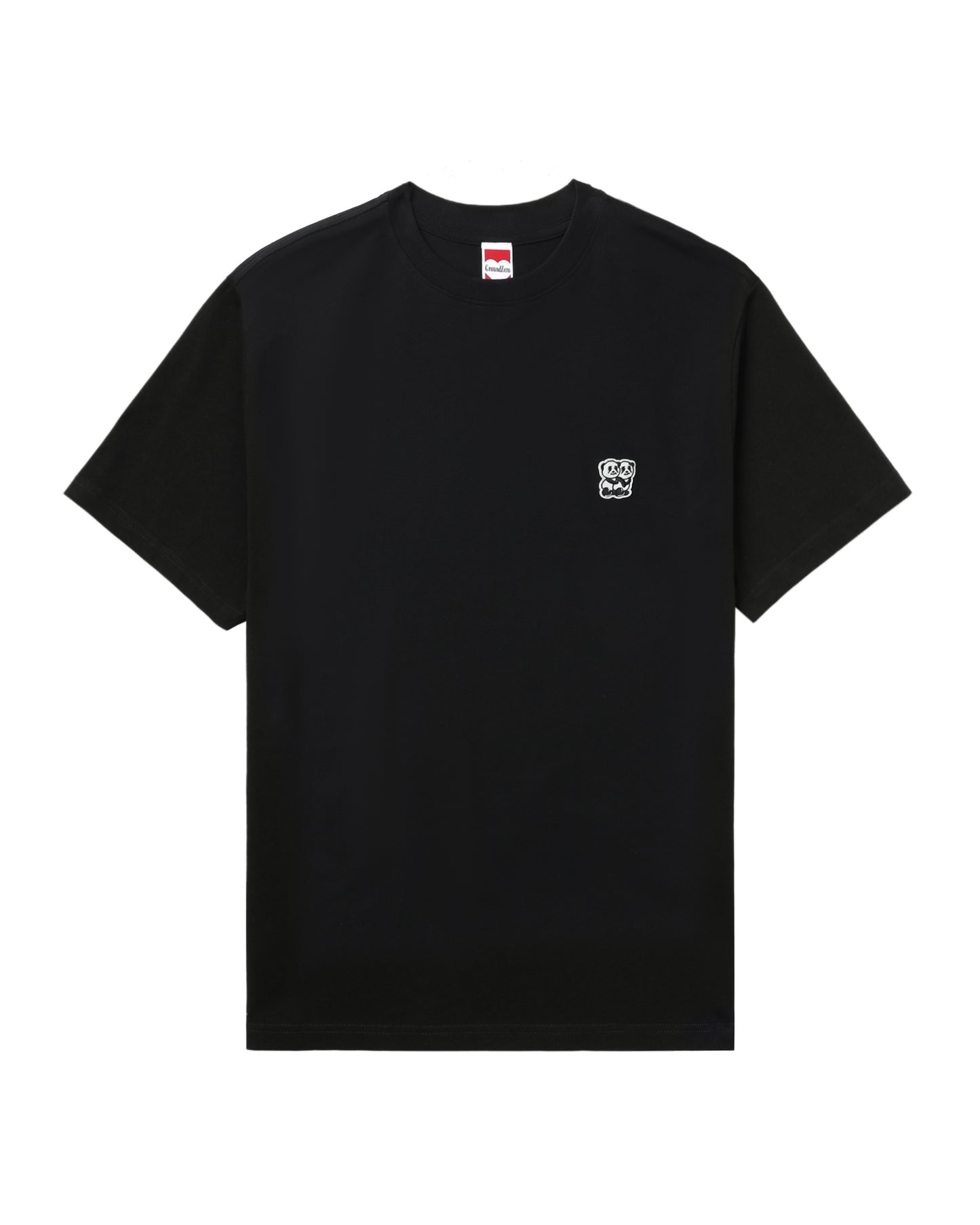 Crew Neck Patch T-shirt