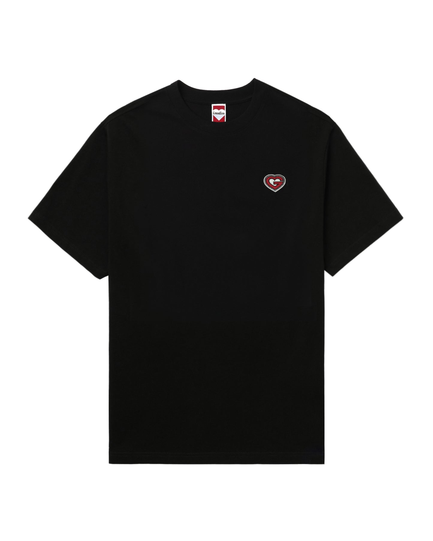 Crew Neck G-heart Patch T-shirt