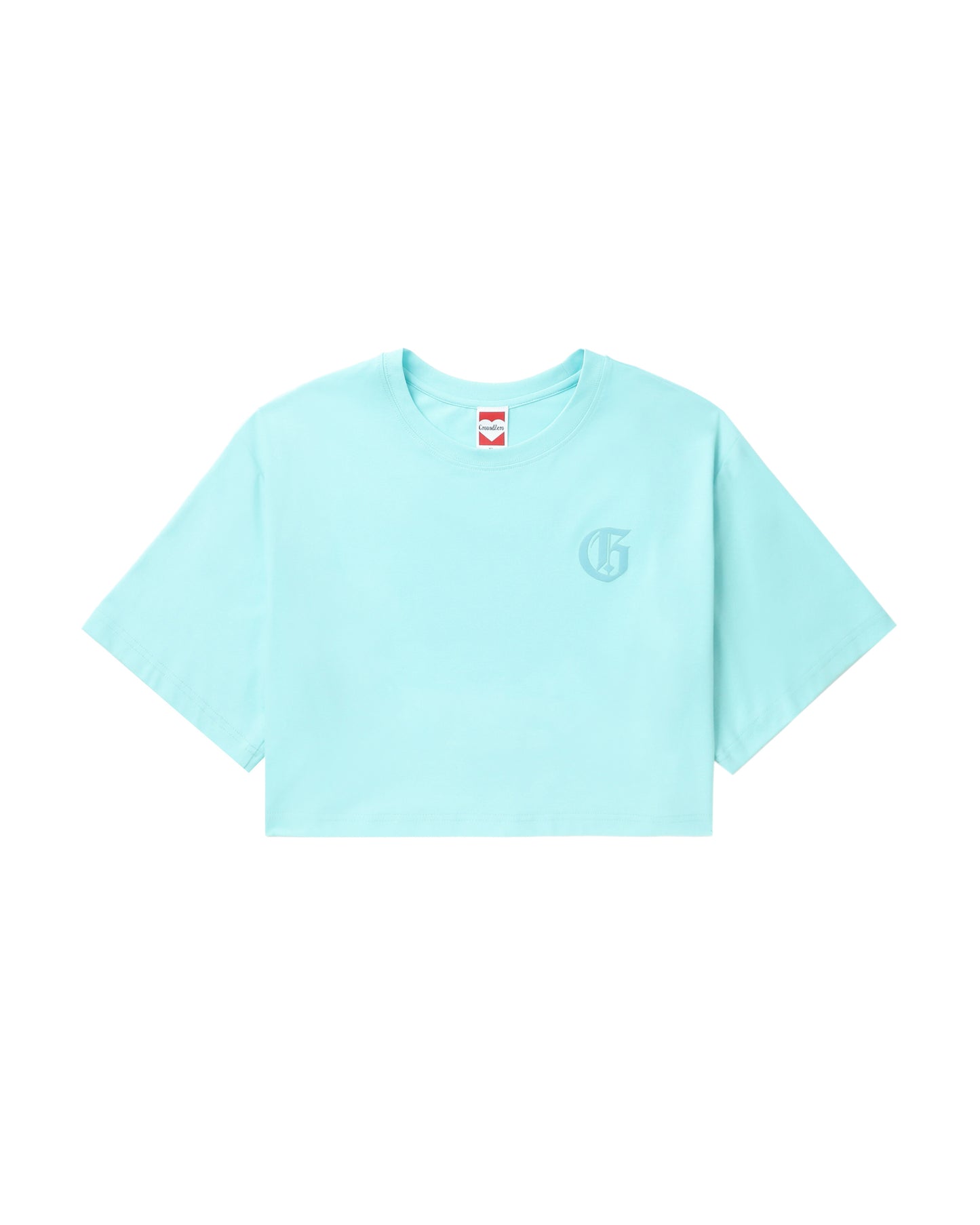 Cropped Logo-Print T-shirt