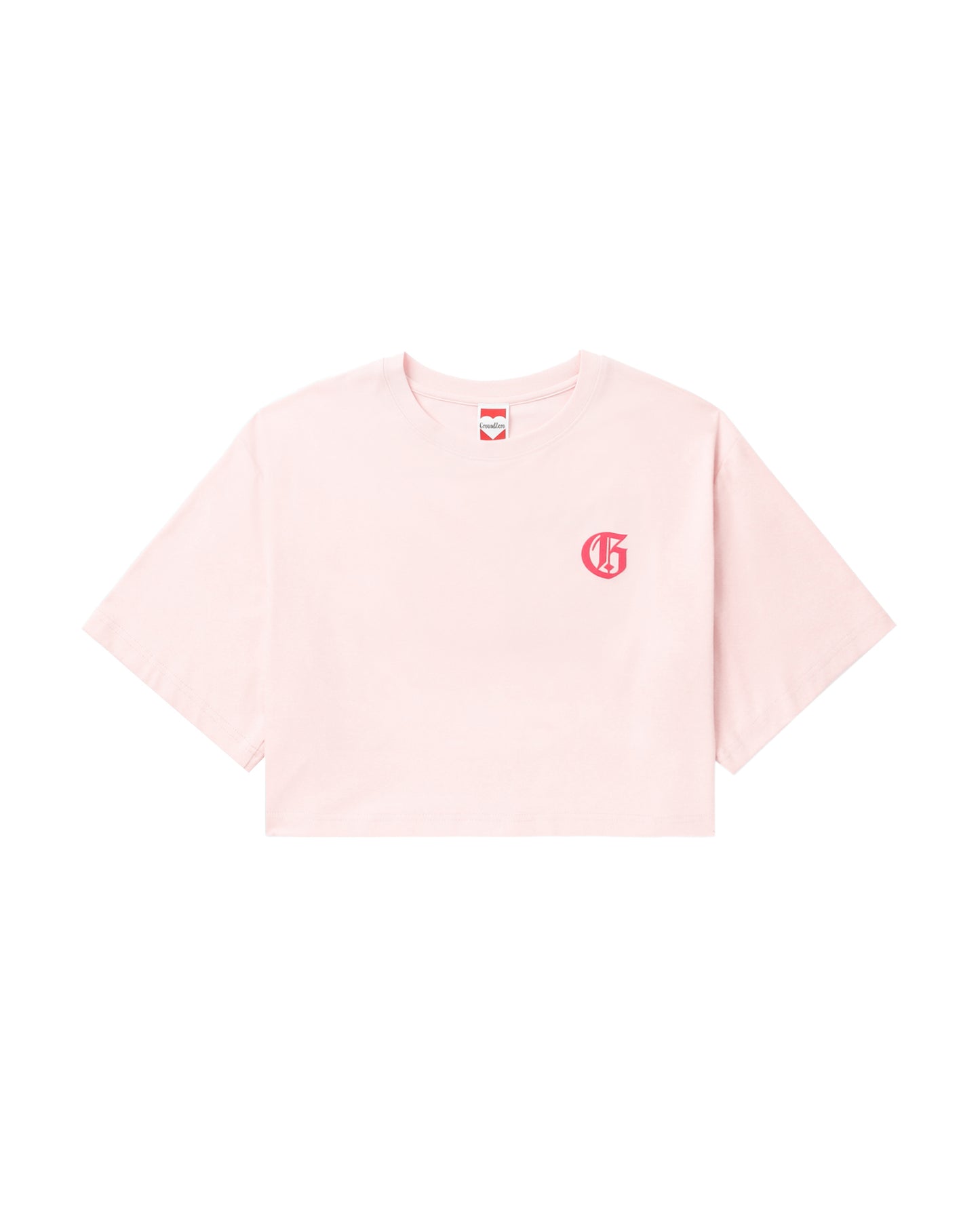 Cropped Logo-Print T-shirt