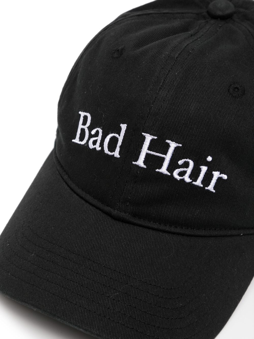 Bad Hair Embroidery Washed Cap
